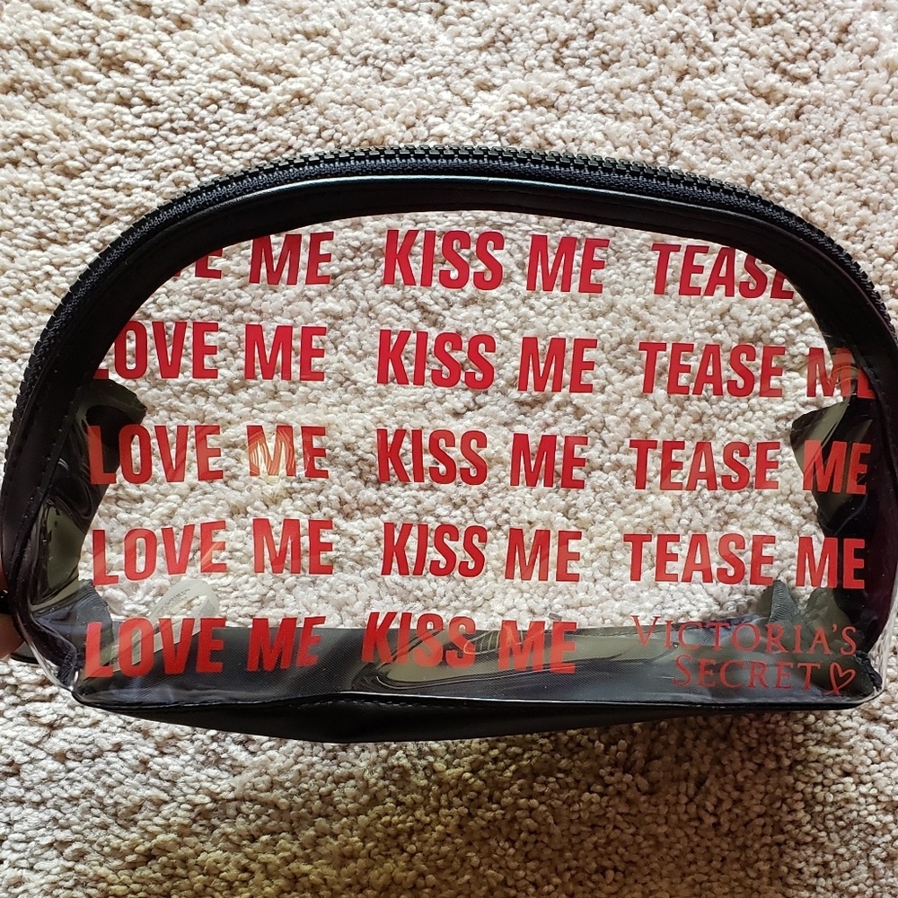Vs love me kiss me tease me makeup bag